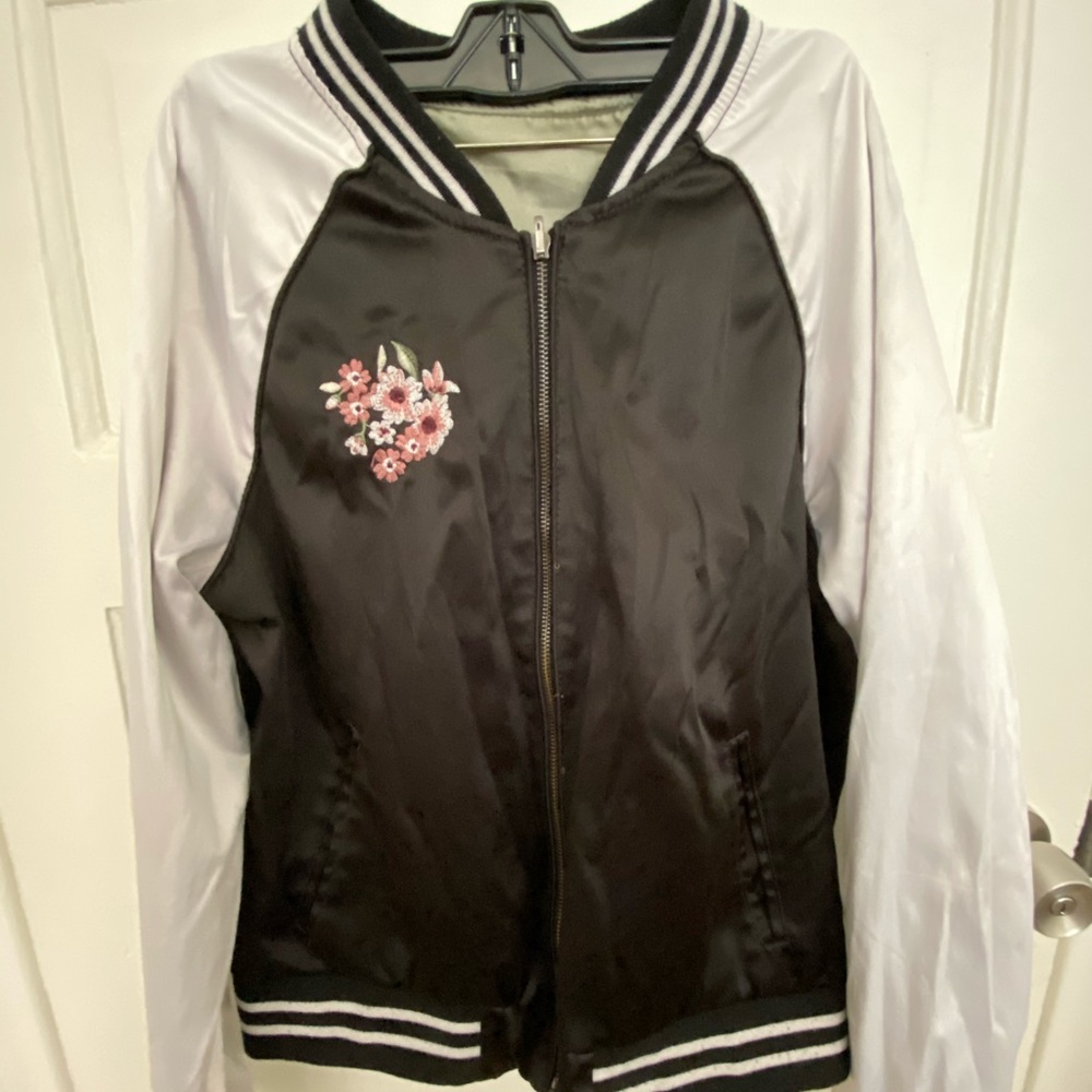 Double sided bomber jacket